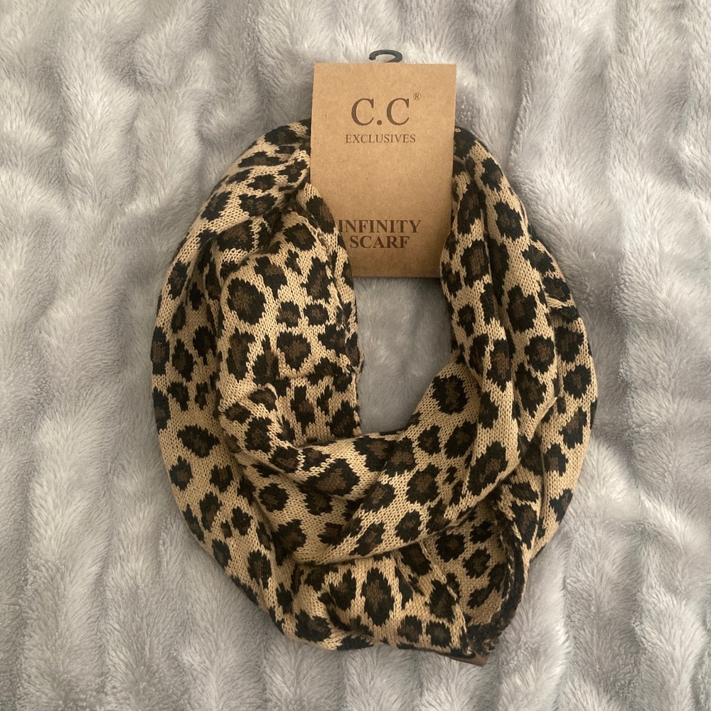 Leopard Infinity Scarf